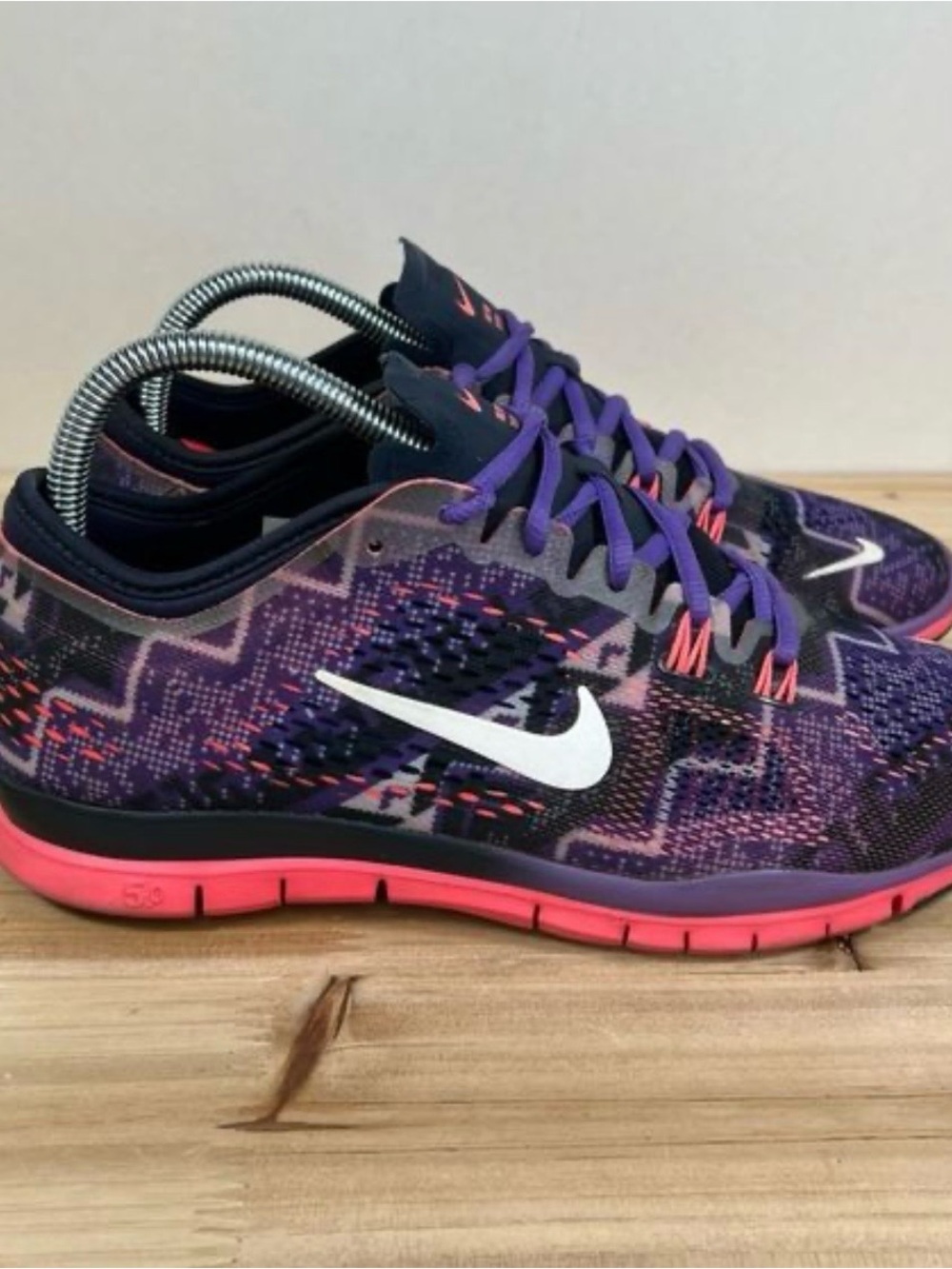 Nike Women’s Free 5.0 TR Fit 4 Print Athletic Running Shoes